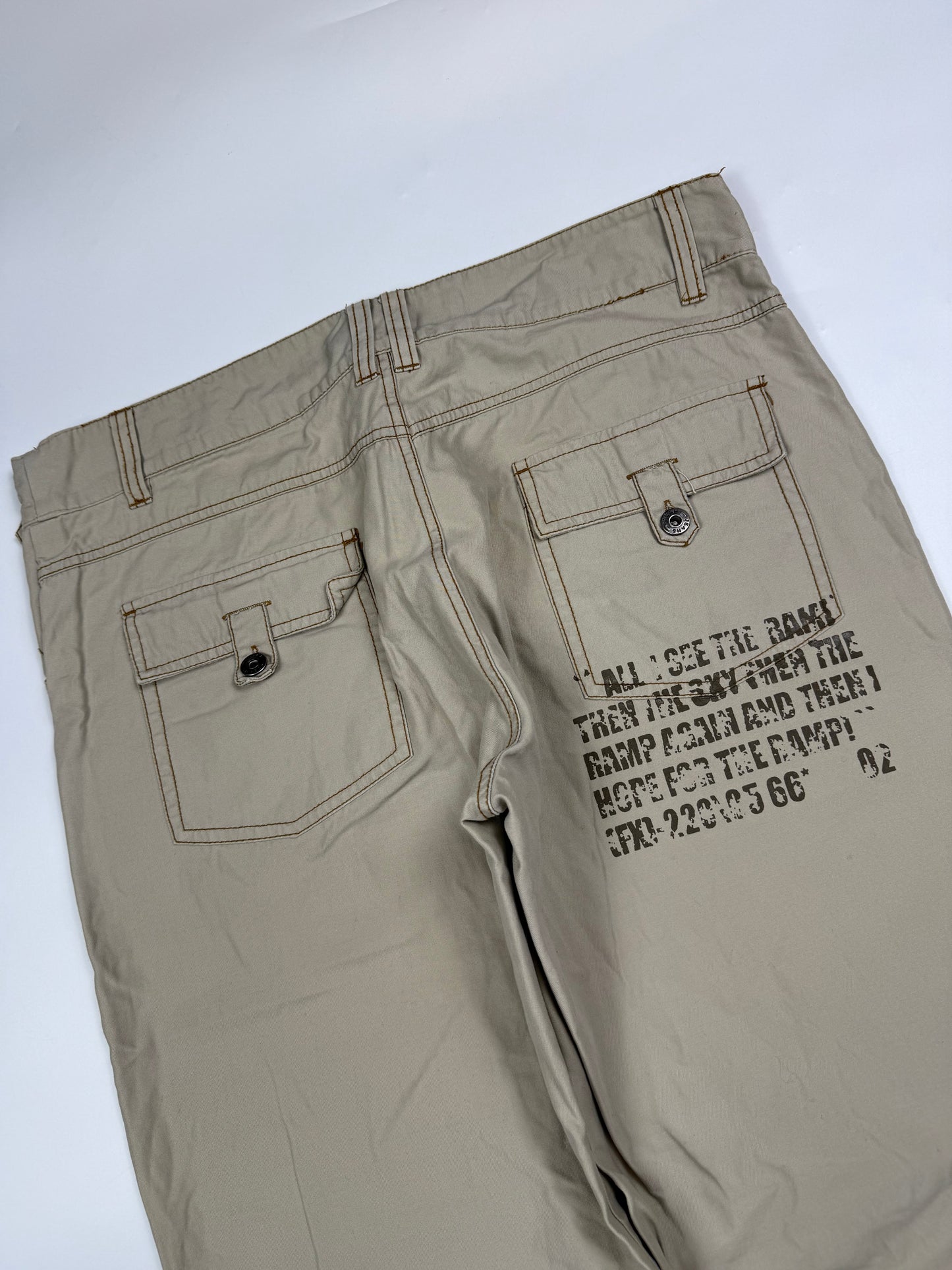 Vintage Baggy fit hip hop pants (W38)