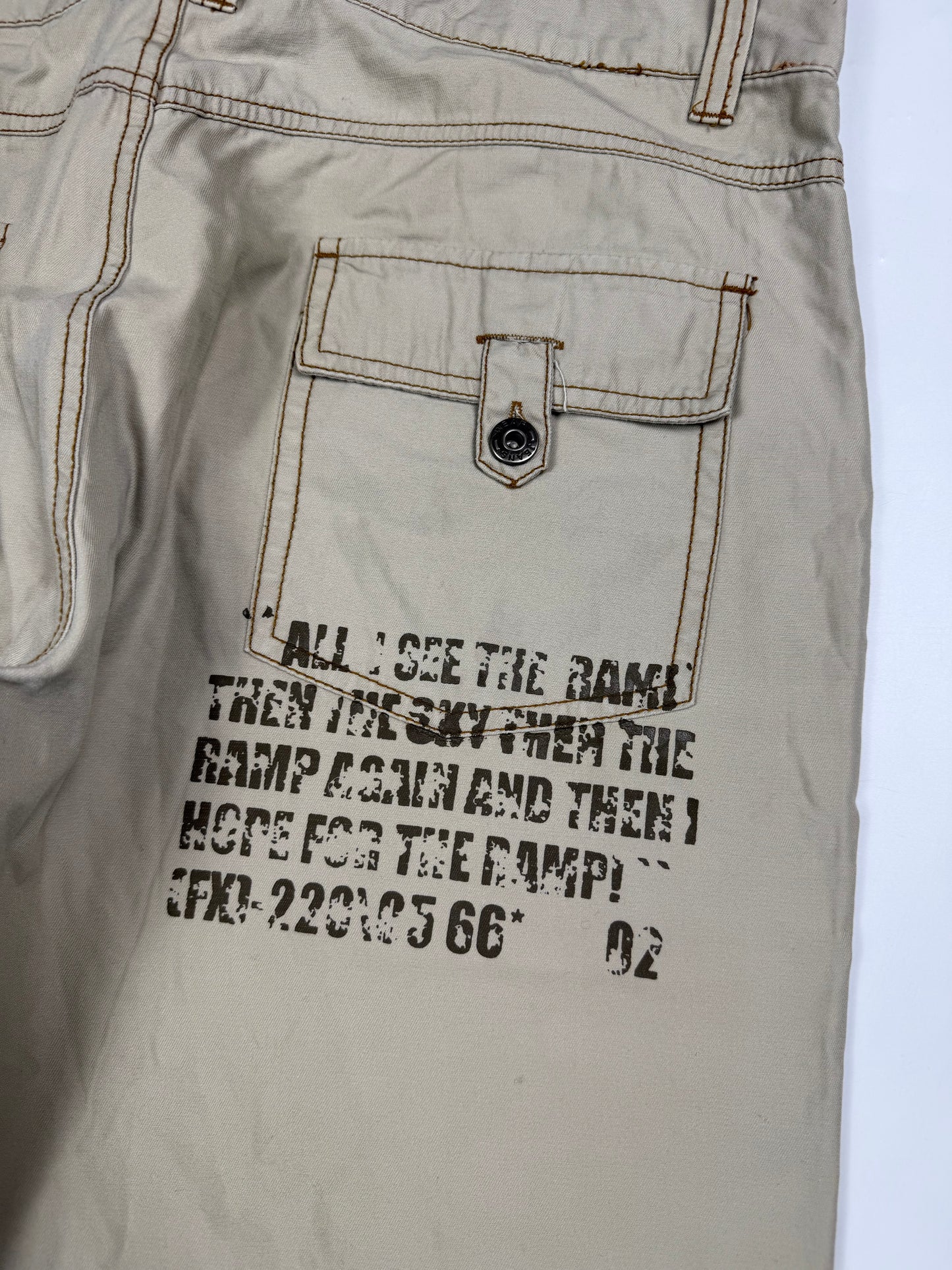 Vintage Baggy fit hip hop pants (W38)