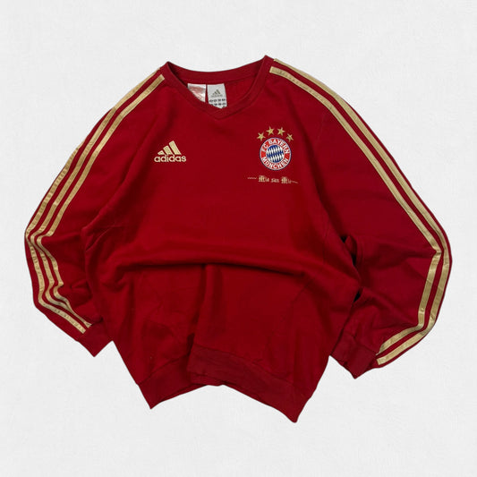 Bayern Munich 2010/11 Adidas football sweatshirt (S)