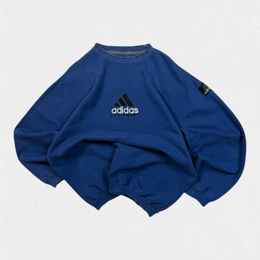 Vintage 90s Adidas equipment centre logo sweatshirt (L)