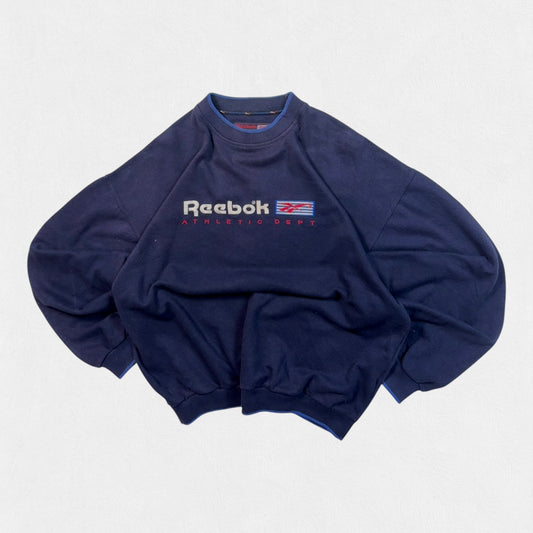 Vintage 90s Reebok athletic dept spell out sweatshirt (M)