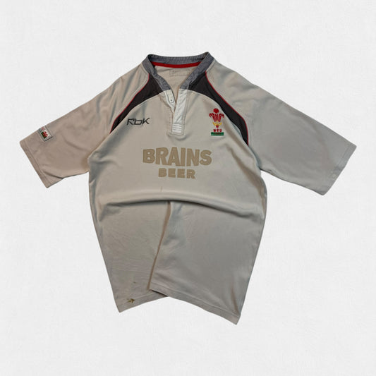Vintage Wales 2005-07 Reebok rugby union shirt (L)