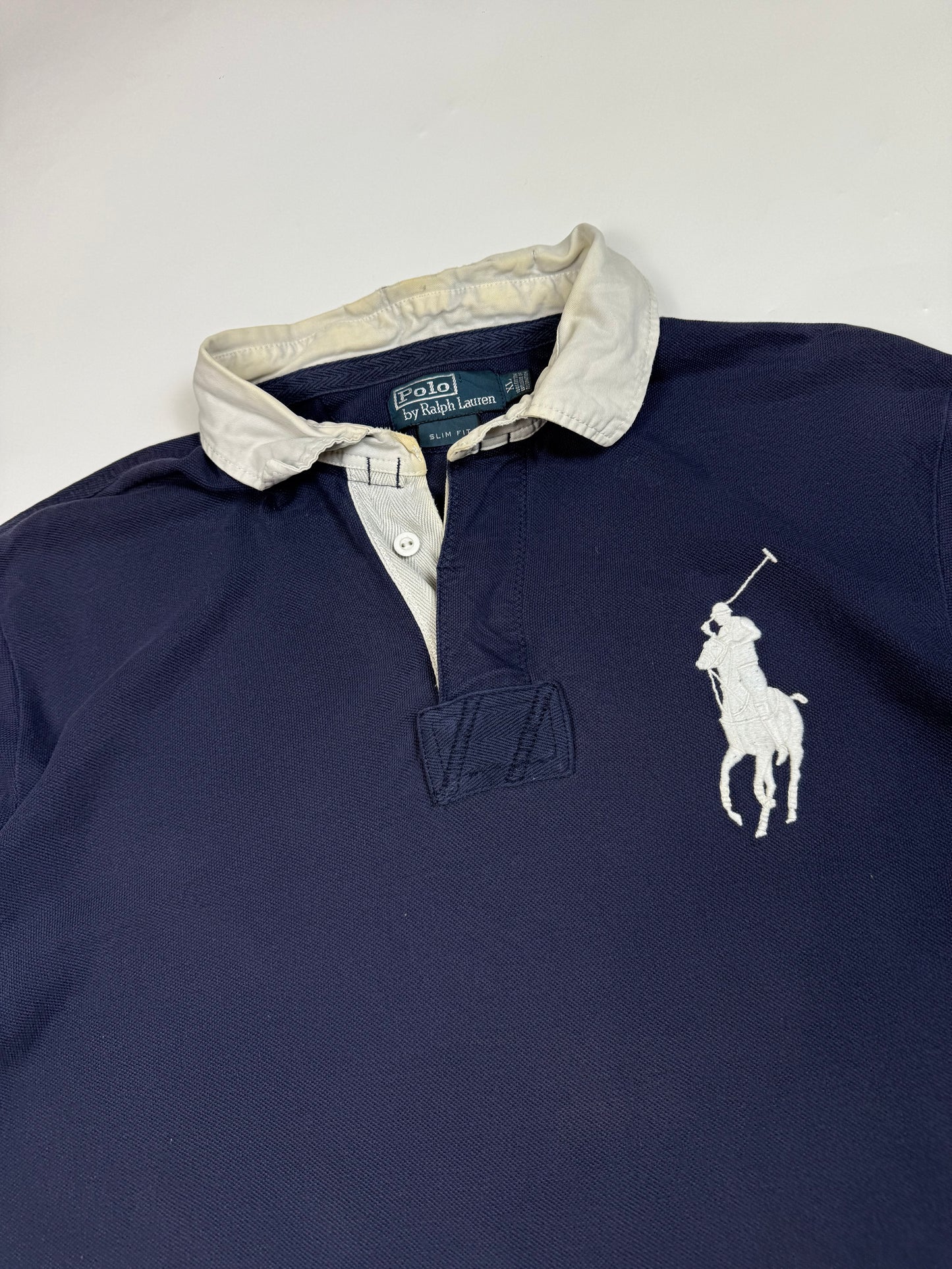 Vintage Polo Ralph Lauren big pony polo shirt (XL)