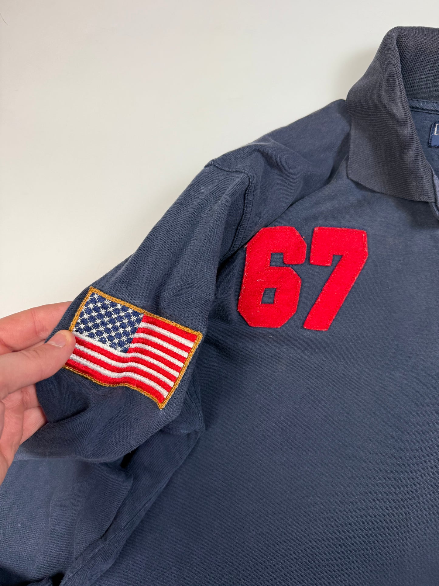 Vintage Ralph Lauren polo jeans co l/s polo shirt (L)