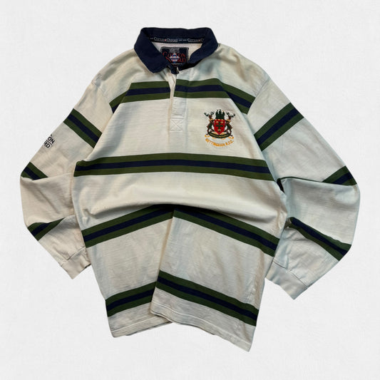 Vintage 90s Nottingham Cotton Oxford rugby shirt (L)