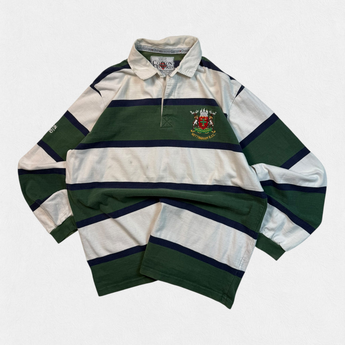 Vintage Nottingham 1996/97 Cotton Oxford rugby shirt (XL)