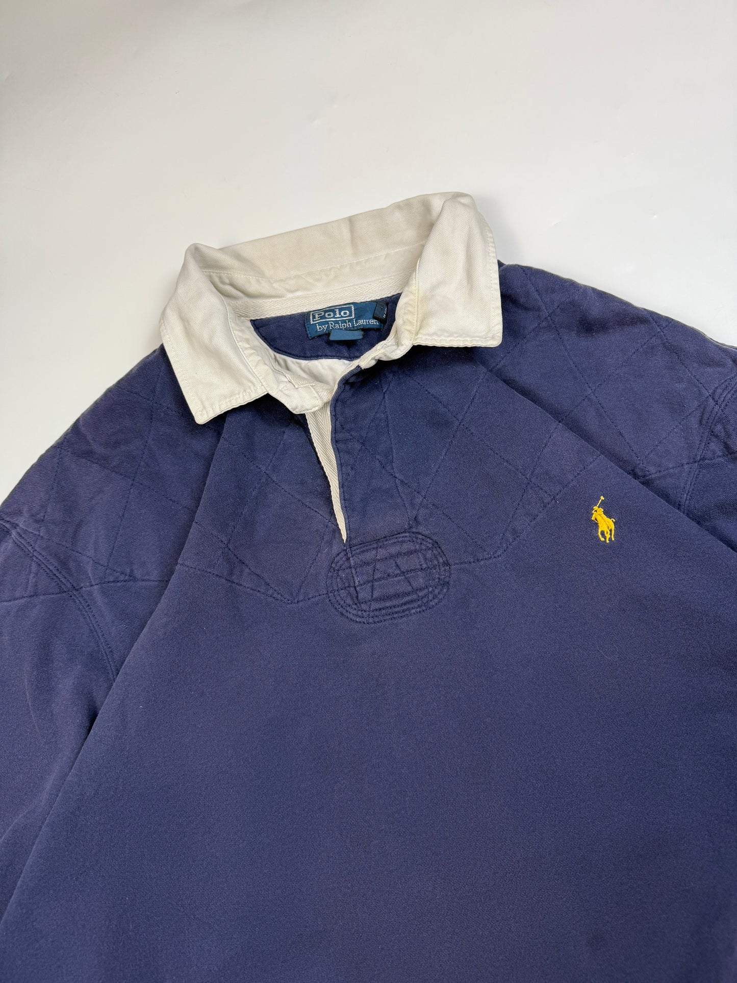 Vintage 90s Polo Ralph Lauren rugby polo shirt (3XL)