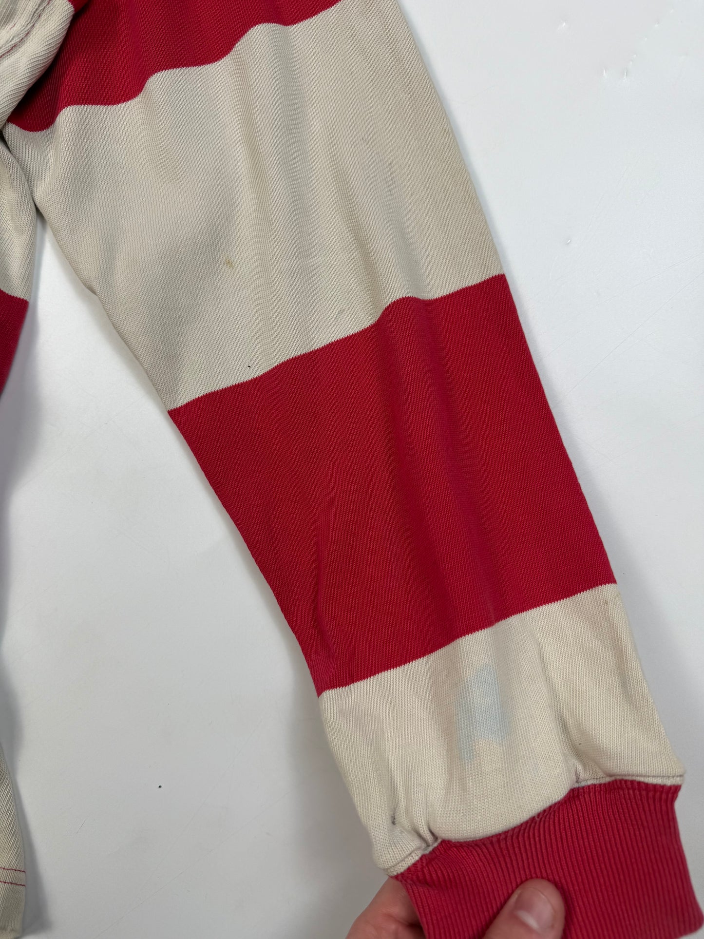 Vintage 90s Polo Ralph Lauren striped rugby polo shirt (M)