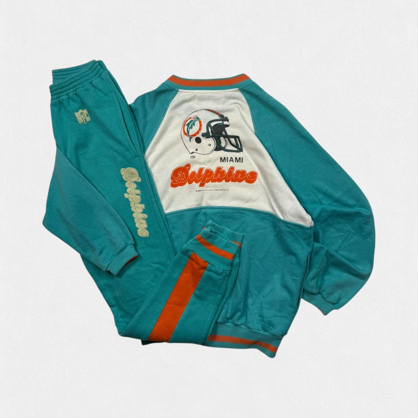 Vintage Miami dolphins 1986 NFL tracksuit set (S)