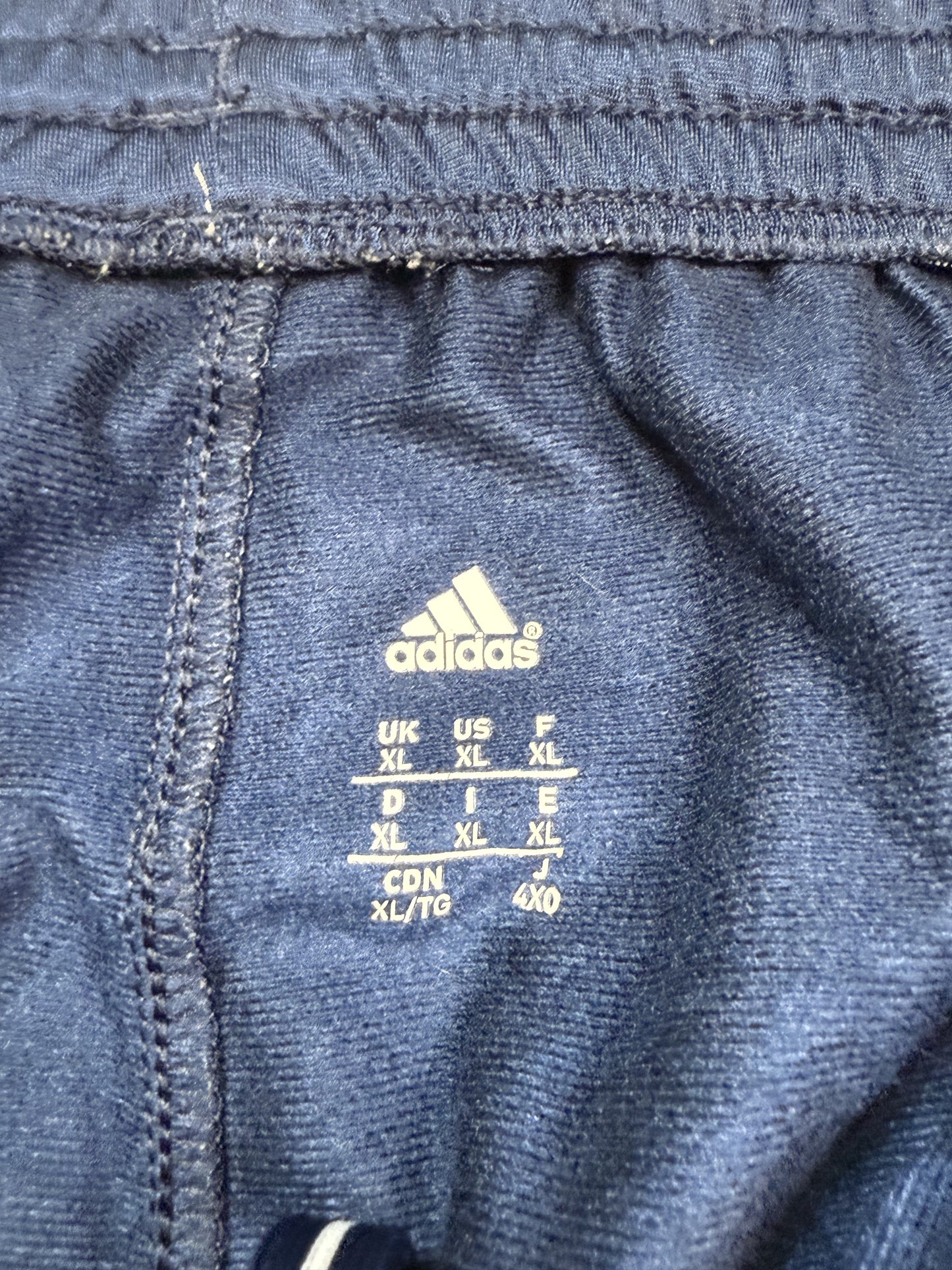 Vintage Adidas side stripe track pants (XL)