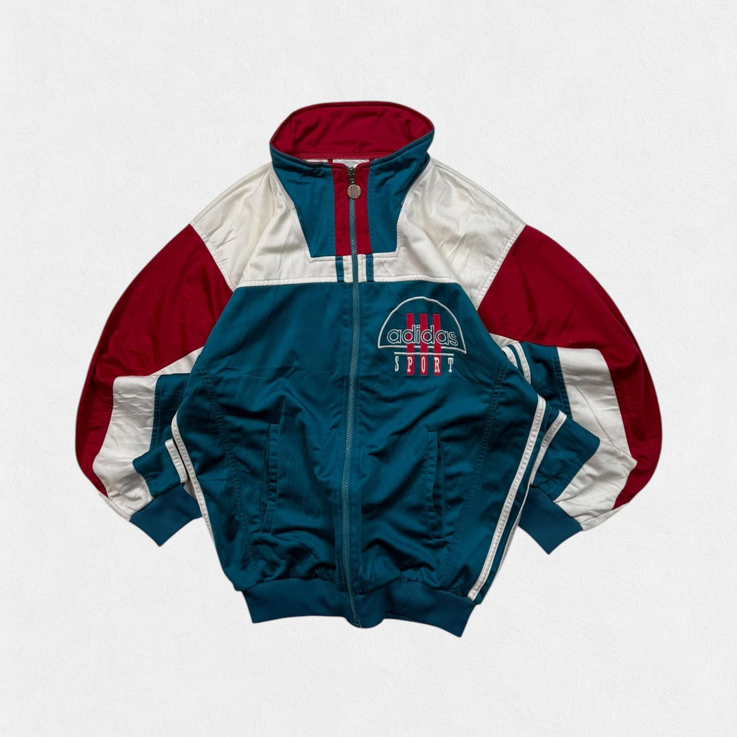 Vintage 90s adidas originals colour block tracksuit (S)