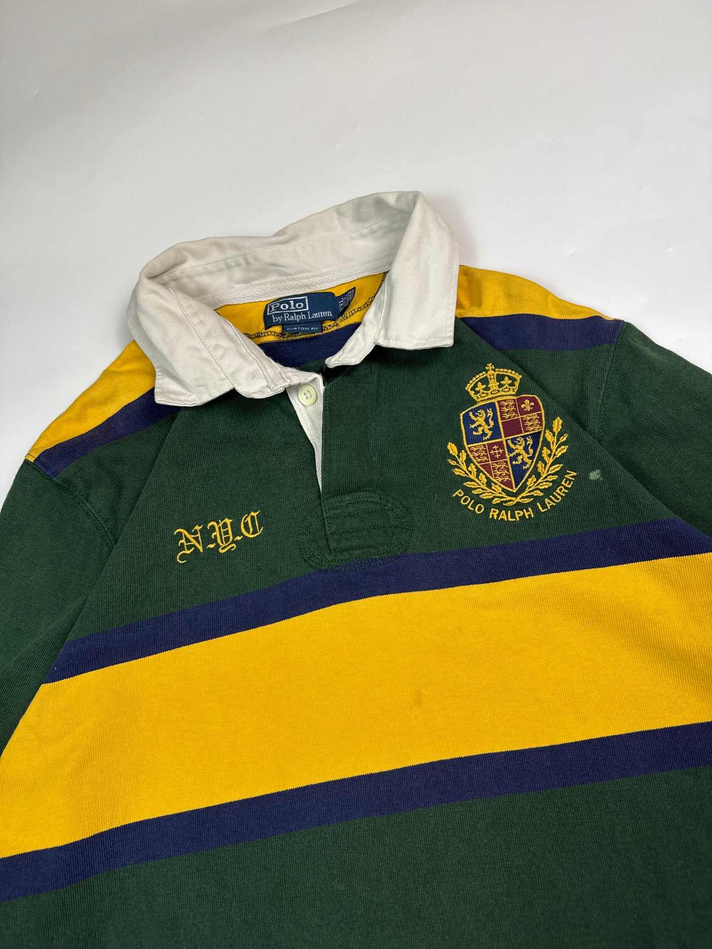 Vintage Polo Ralph Lauren crest rugby polo shirt (XXL)