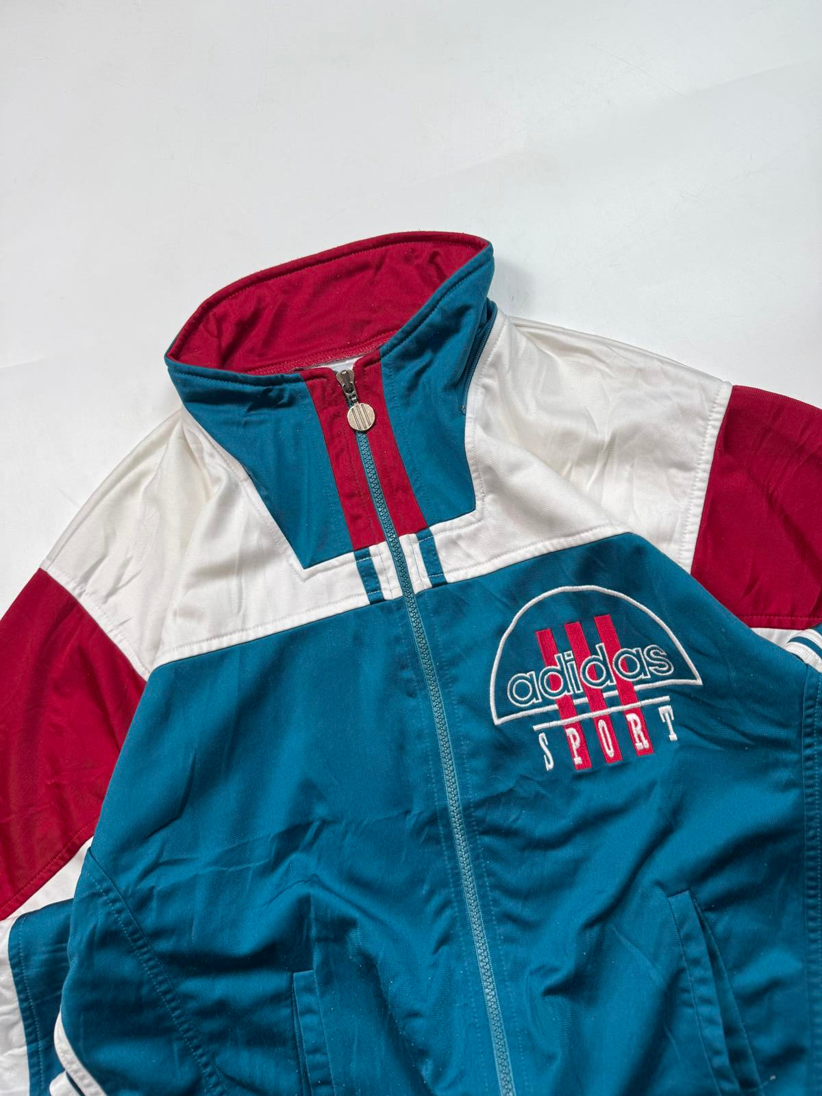Vintage 90s adidas originals colour block tracksuit (S)