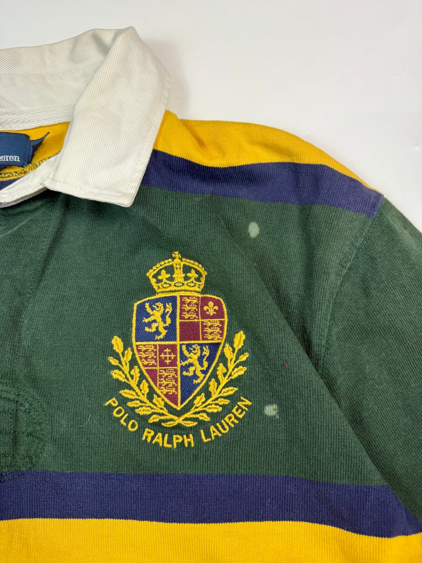 Vintage Polo Ralph Lauren crest rugby polo shirt (XXL)