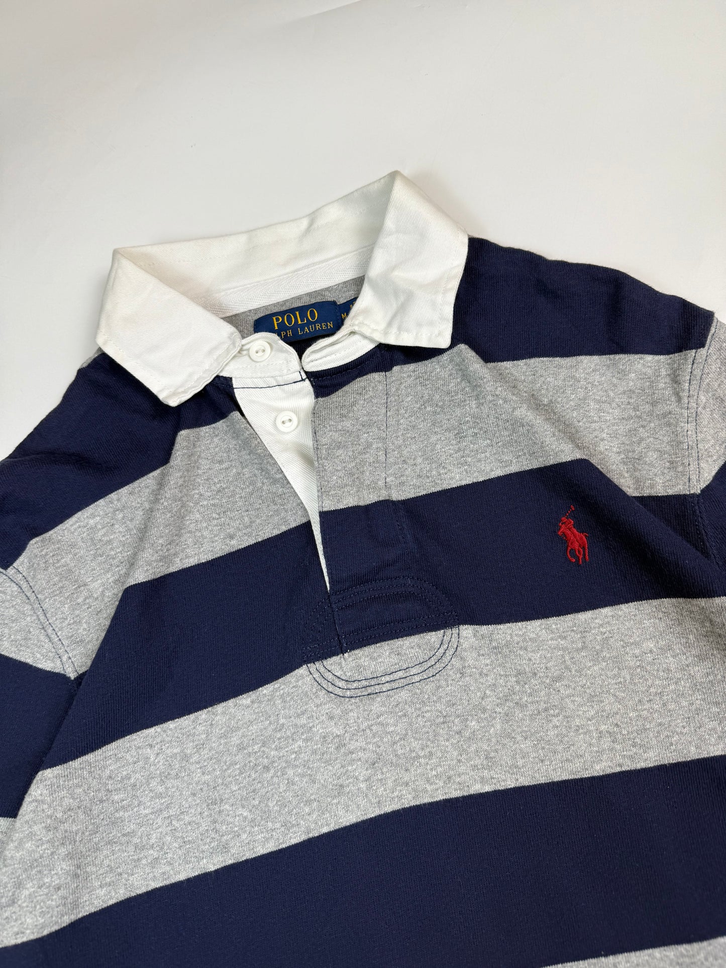 Polo Ralph Lauren striped rugby polo shirt (M)