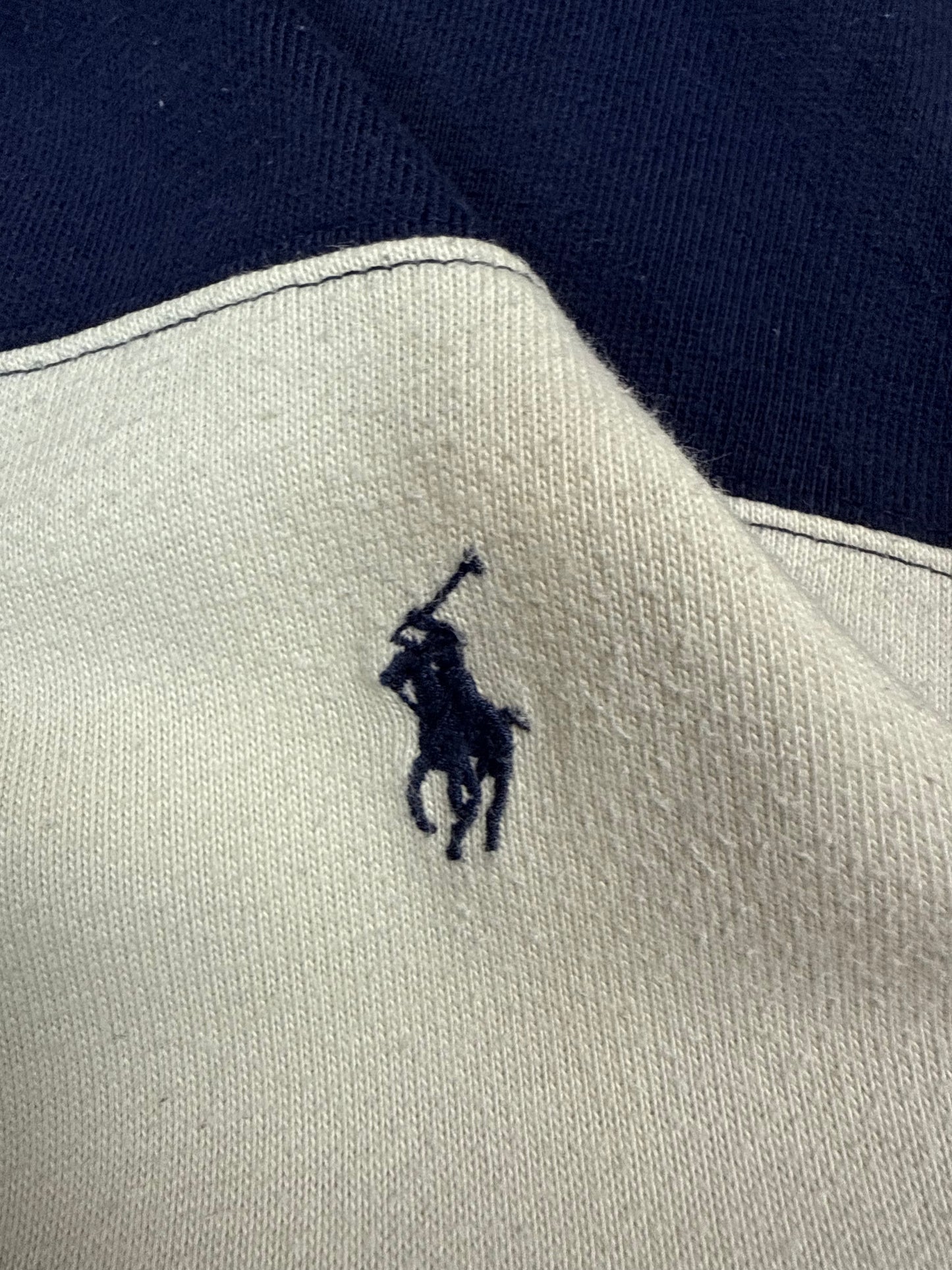 Vintage Polo Ralph Lauren striped rugby polo shirt (M)