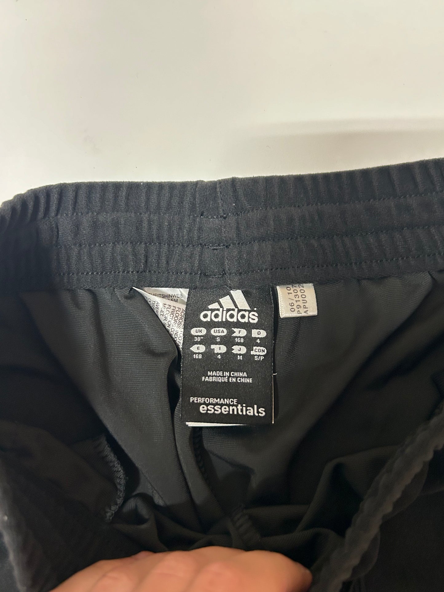 Adidas velour track pants (S)