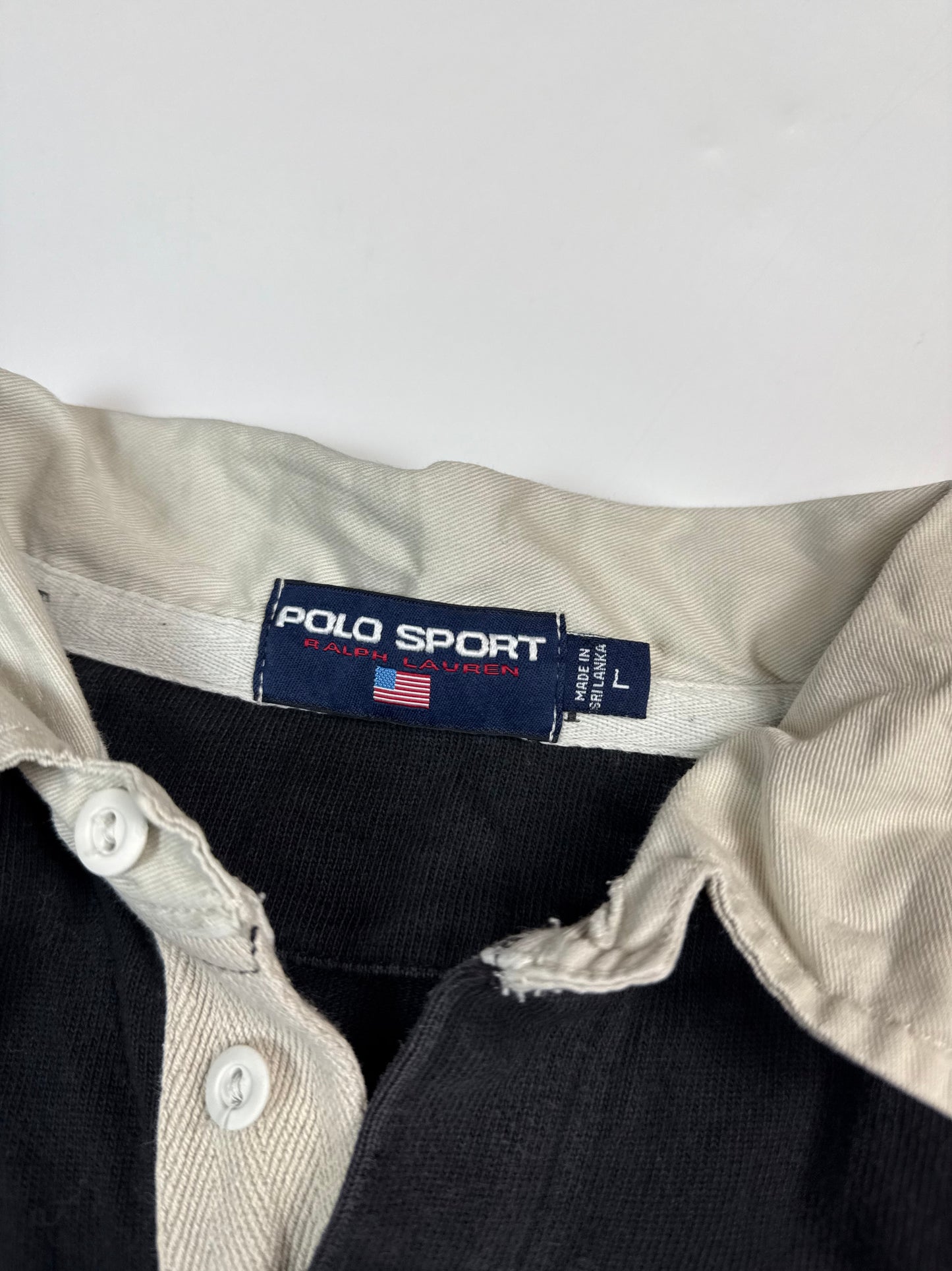 Vintage 90s Polo Sport Ralph Lauren rugby polo shirt (L)