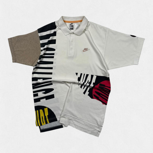 Vintage 90s Nike challenger court agassi polo shirt (M))