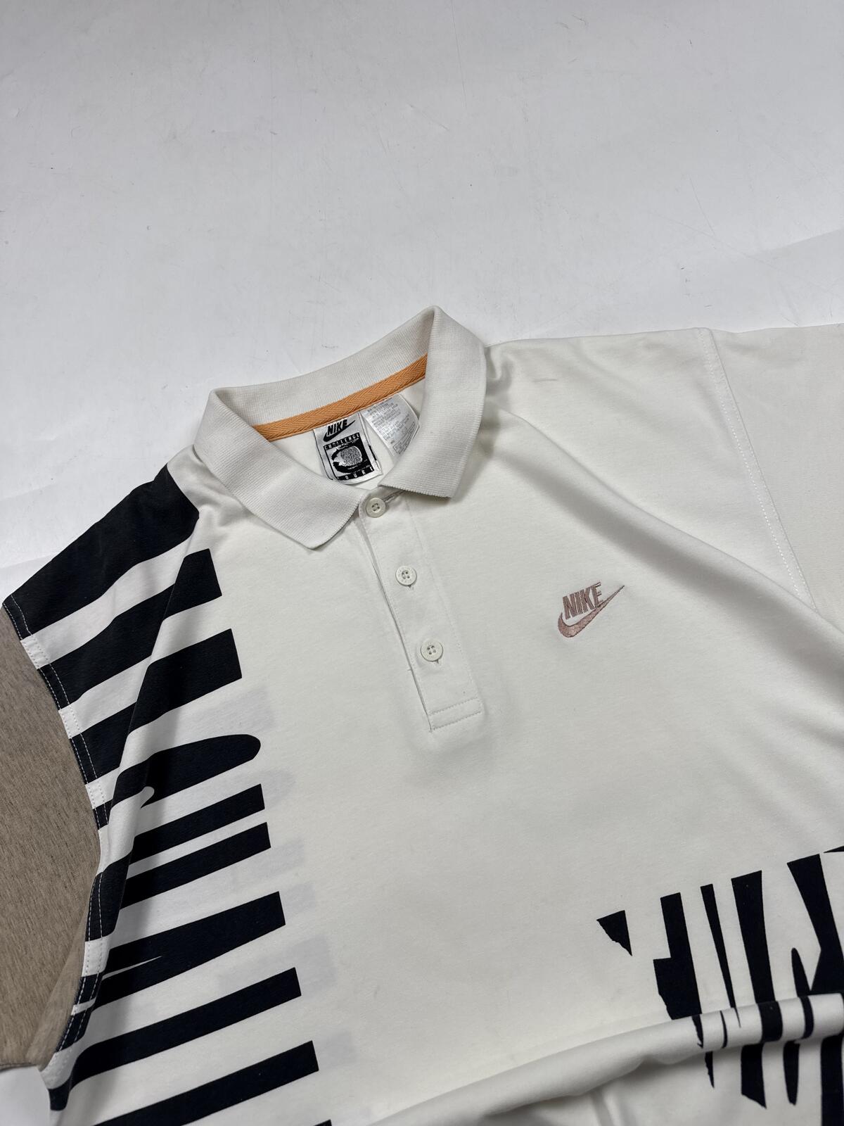 Vintage 90s Nike challenger court agassi polo shirt (M))