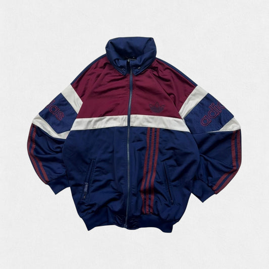 Vintage 90s adidas originals colour block track jacket (M)