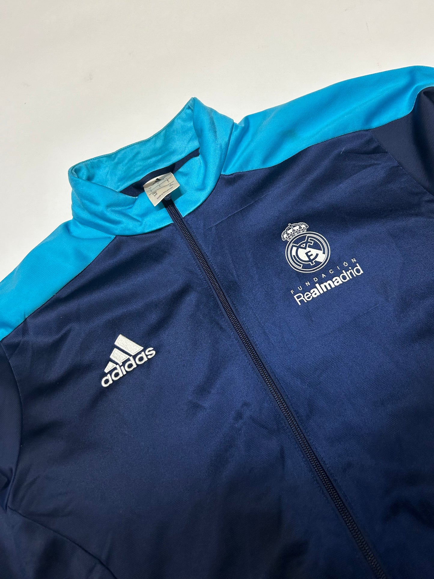 Real Madrid Adidas track jacket (L)