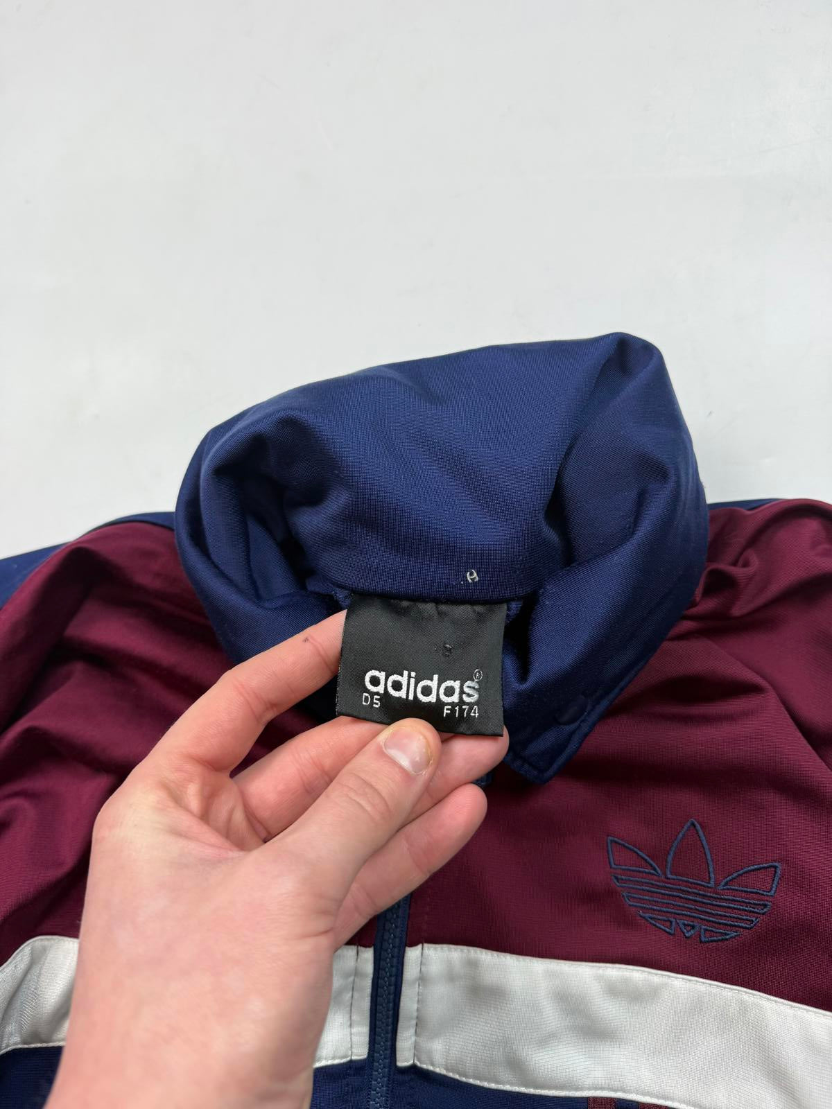 Vintage 90s adidas originals colour block track jacket (M)