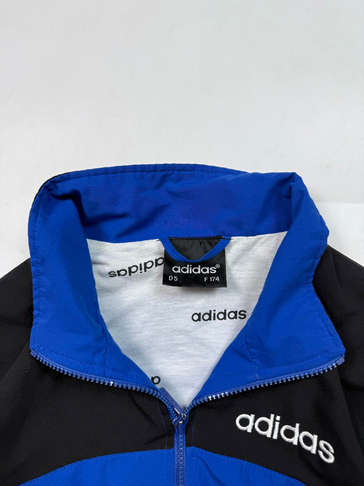 Vintage 90s adidas originals colour block track jacket (M)