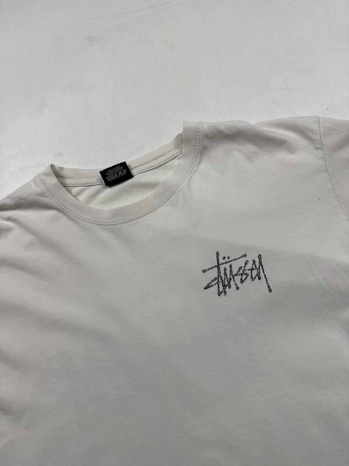 Stussy spell out script tee (M)