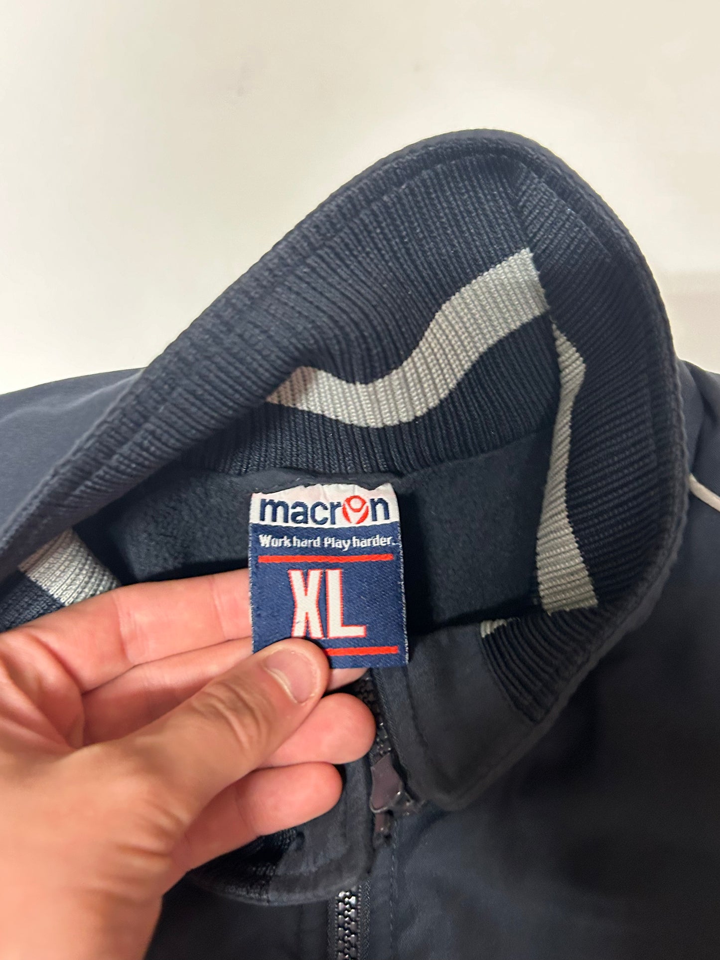 Vintage Macron baseball track jacket (XL)