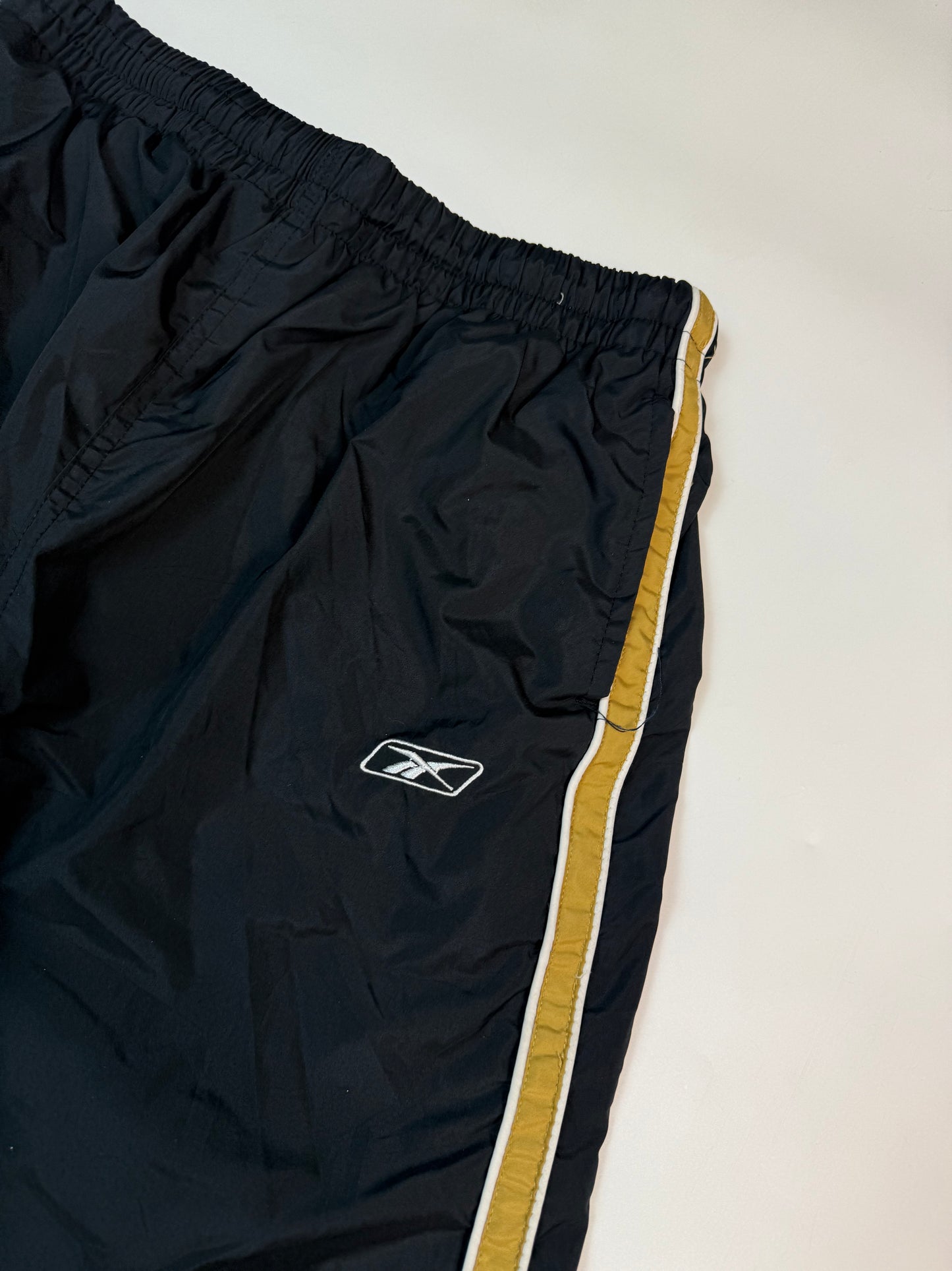 Vintage Reebok baggy side stripe track pants (M)