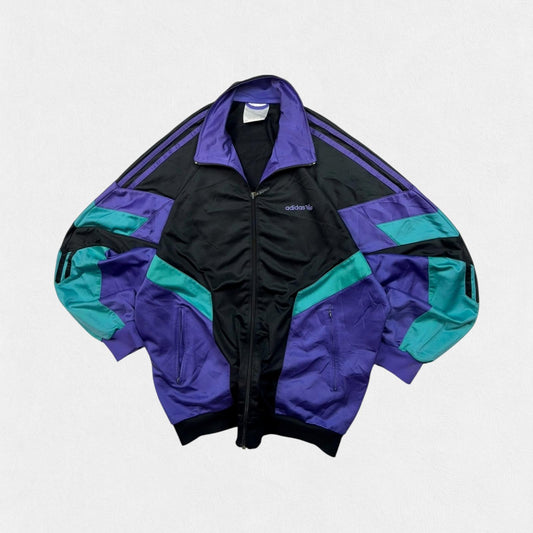 Vintage 90s adidas originals colour block track jacket (M)