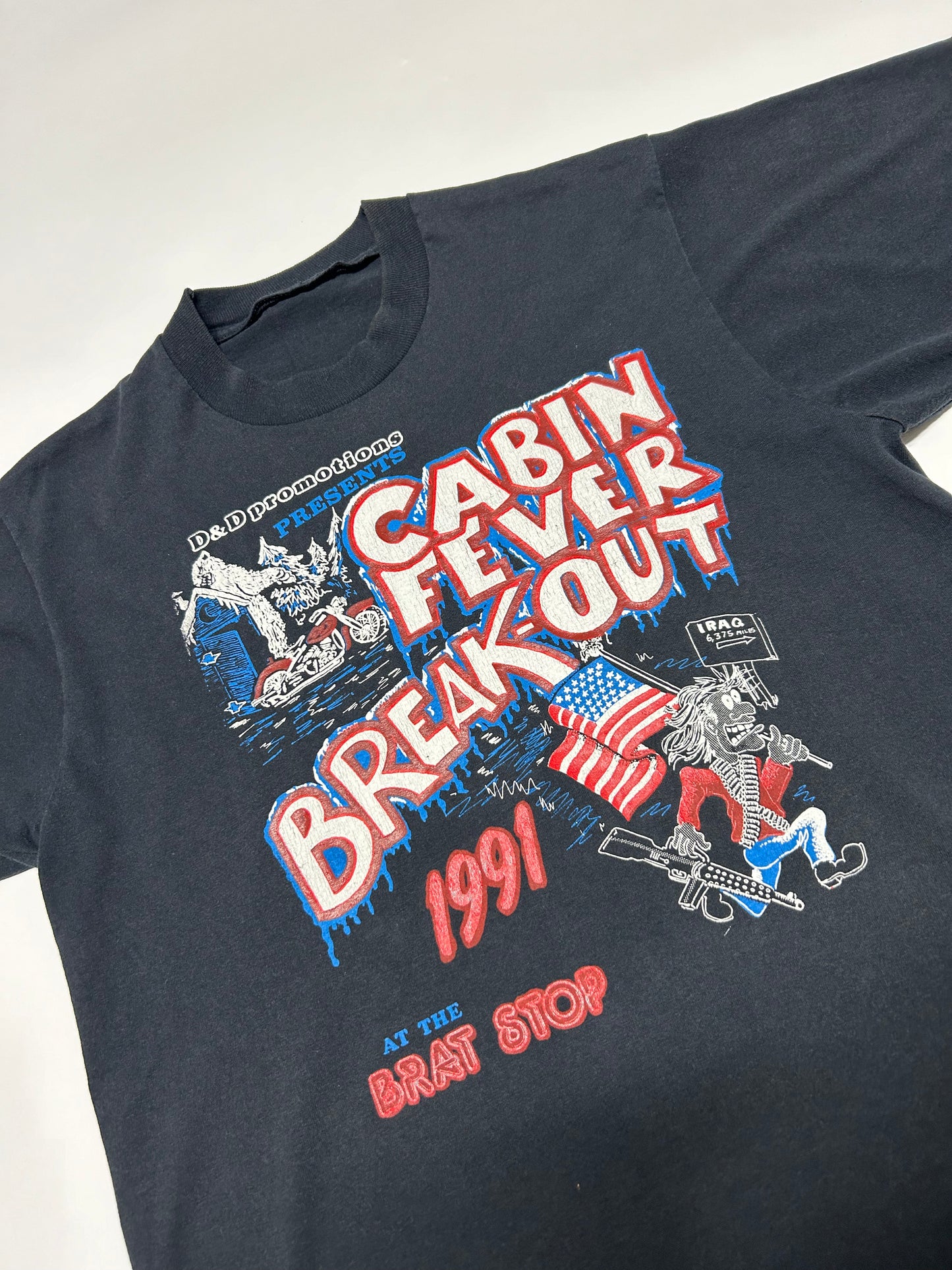 Vintage Cabin Fever Breakout 1991 single stitch tee (M)