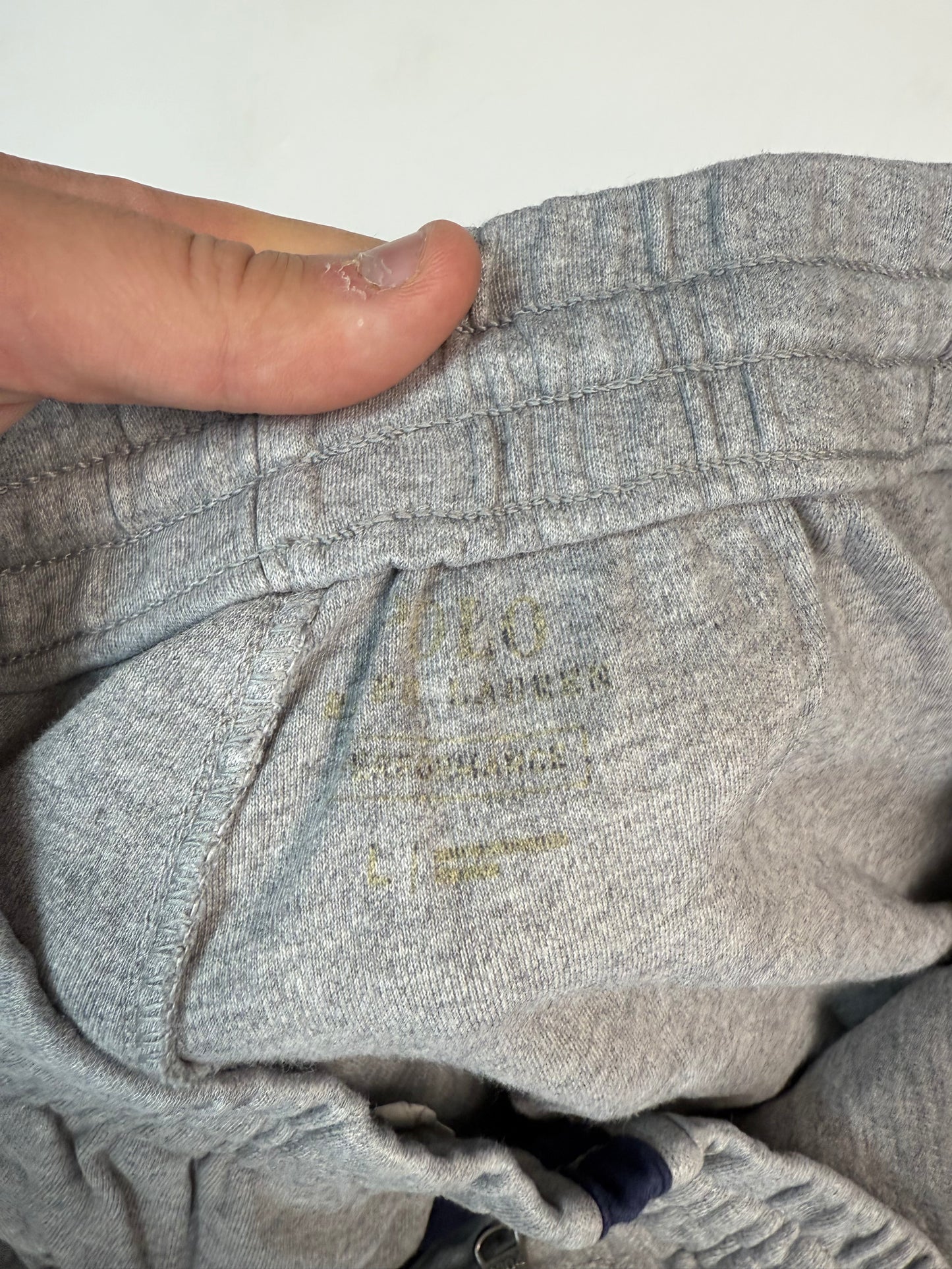 Polo Ralph Lauren side stripe joggers (L)