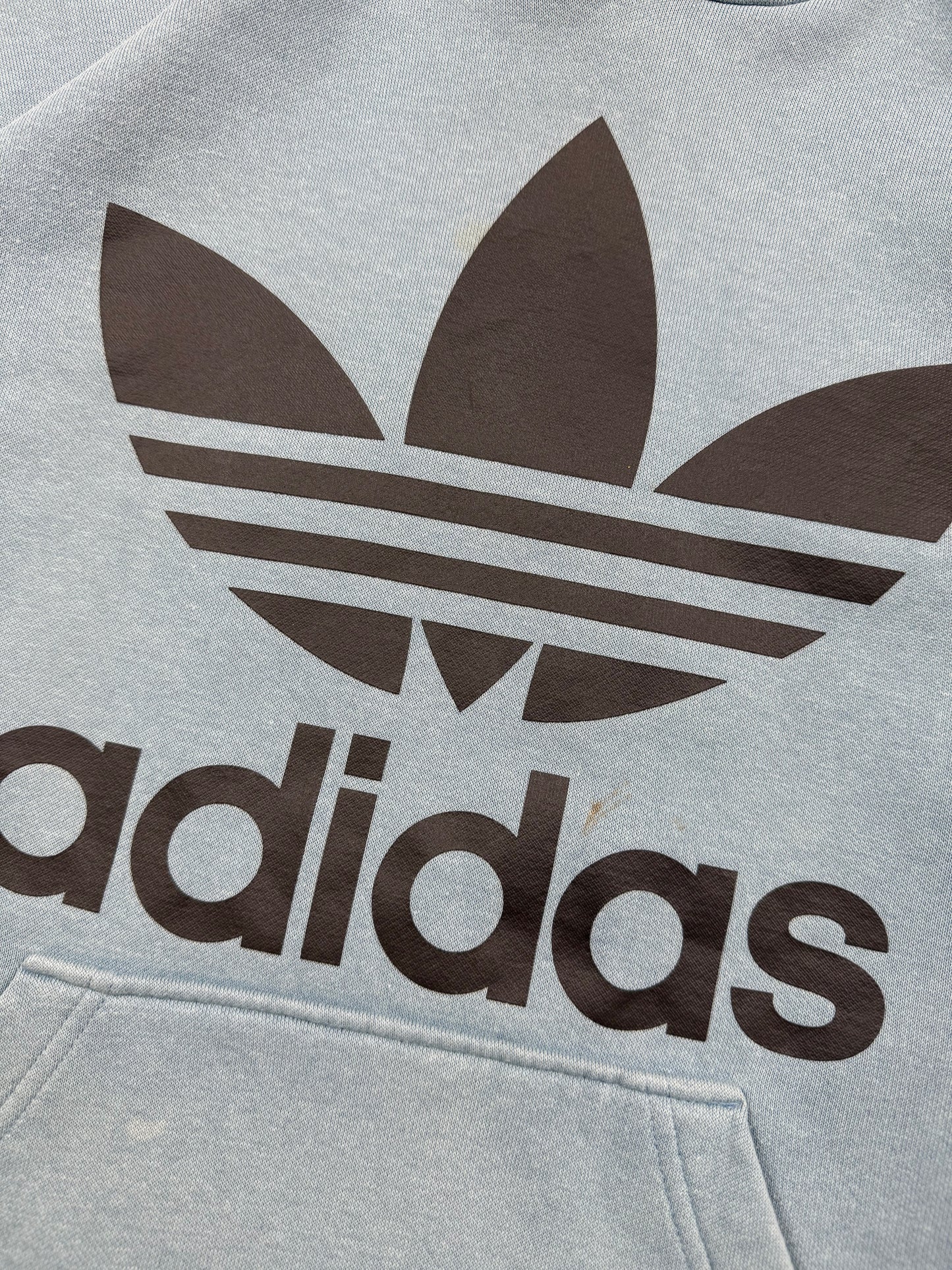 Vintage Adidas centre logo hoodie (S)