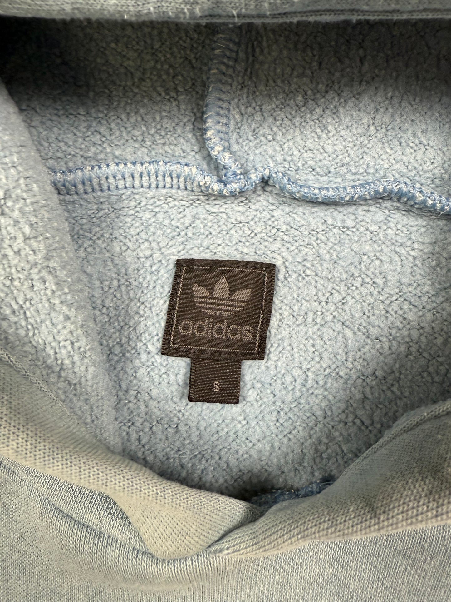Vintage Adidas centre logo hoodie (S)