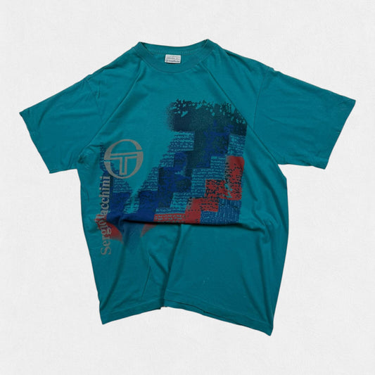 Vintage 90s Sergio Tacchini graphic tee (L)