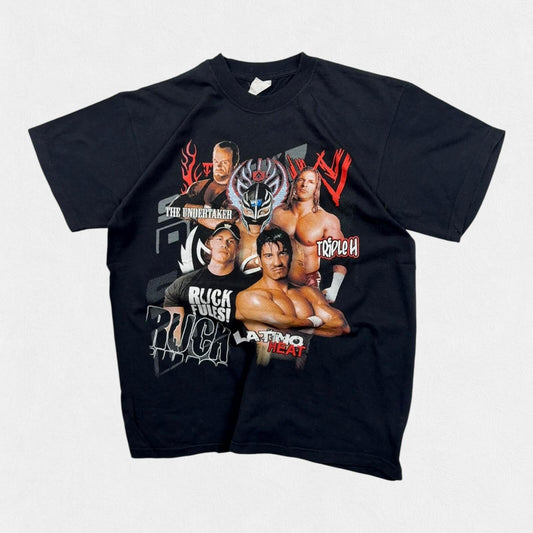 Vintage WWE raw wrestling graphic tee (XS)