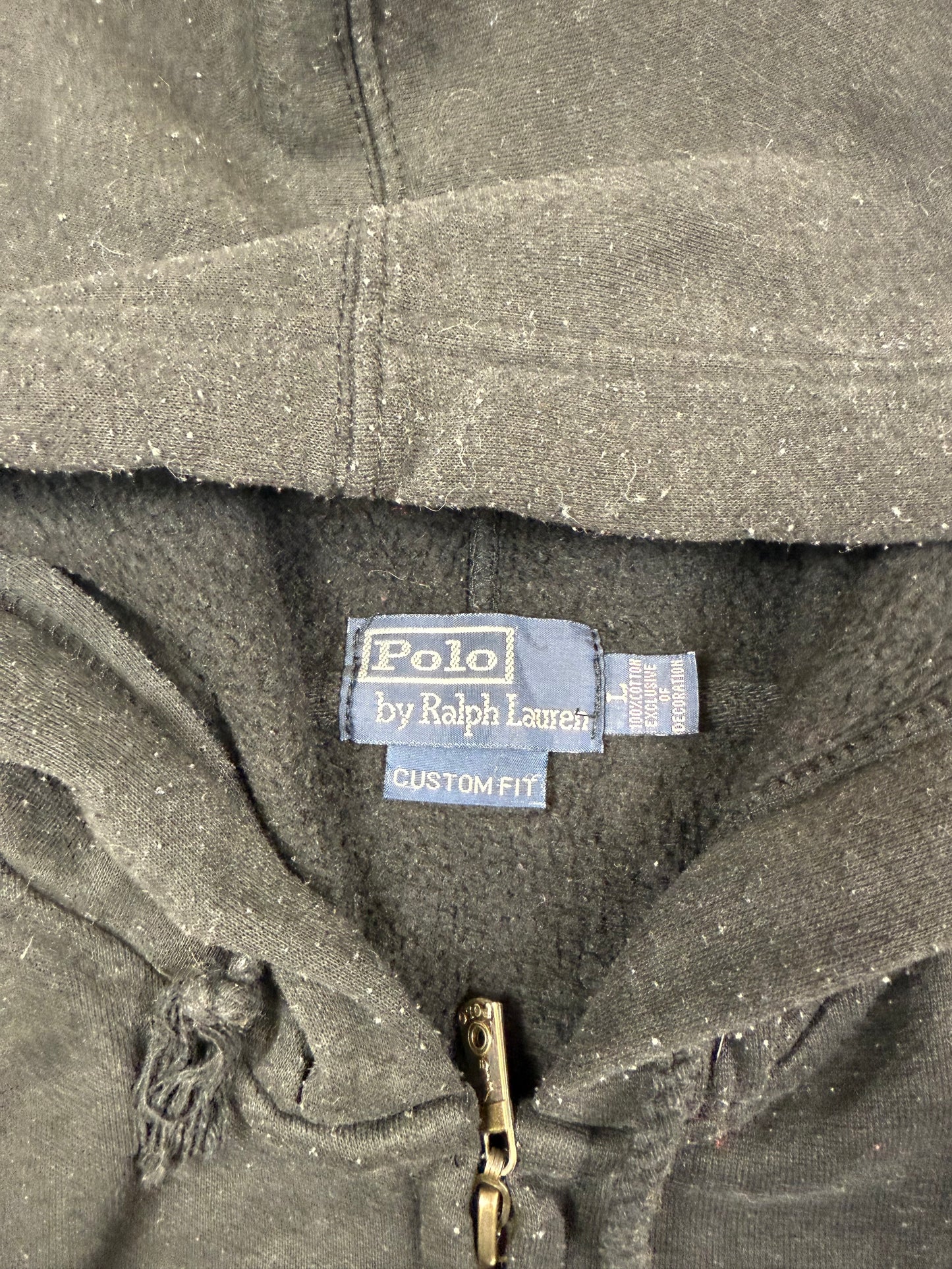Vintage Polo Ralph Lauren zip up hoodie (L)