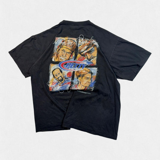Vintage NASCAR Petty Enterprises 2000 graphic racing tee (XL)