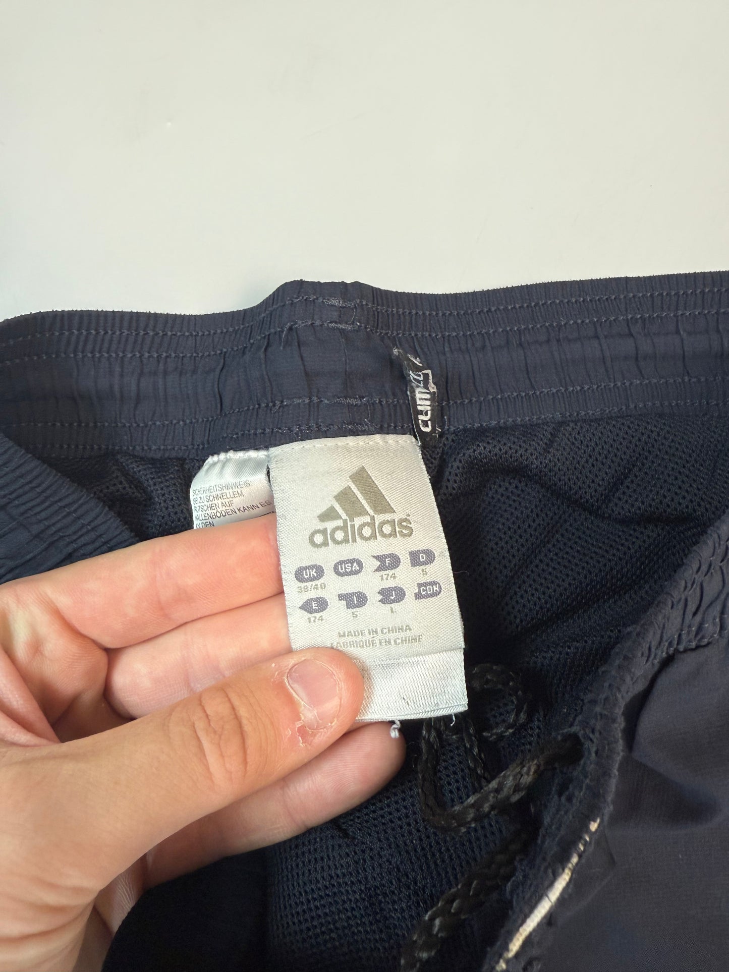 Vintage Adidas Champions league baggy track pants (M)