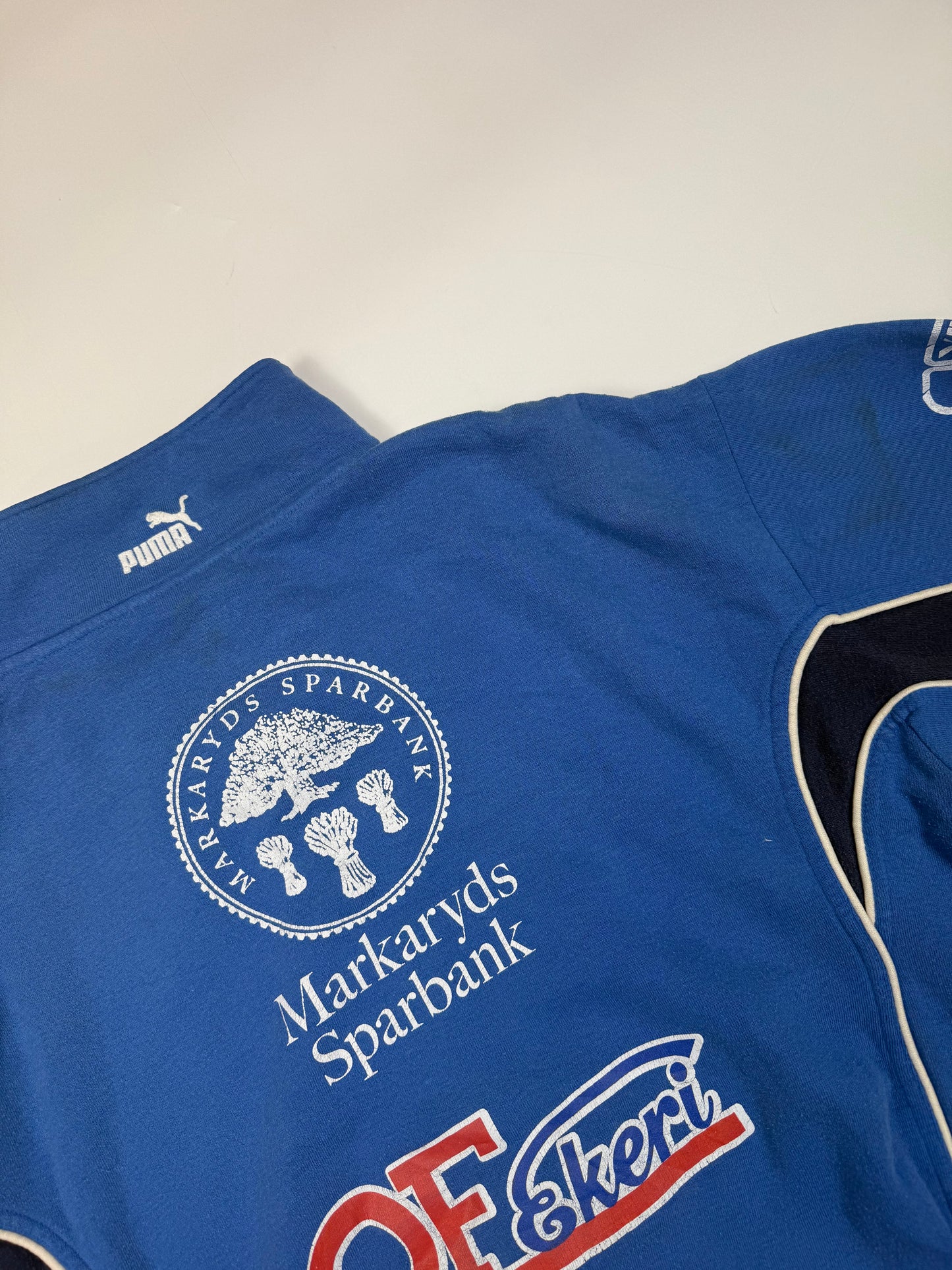 Vintage Puma football quarter zip sweatshirt (M)