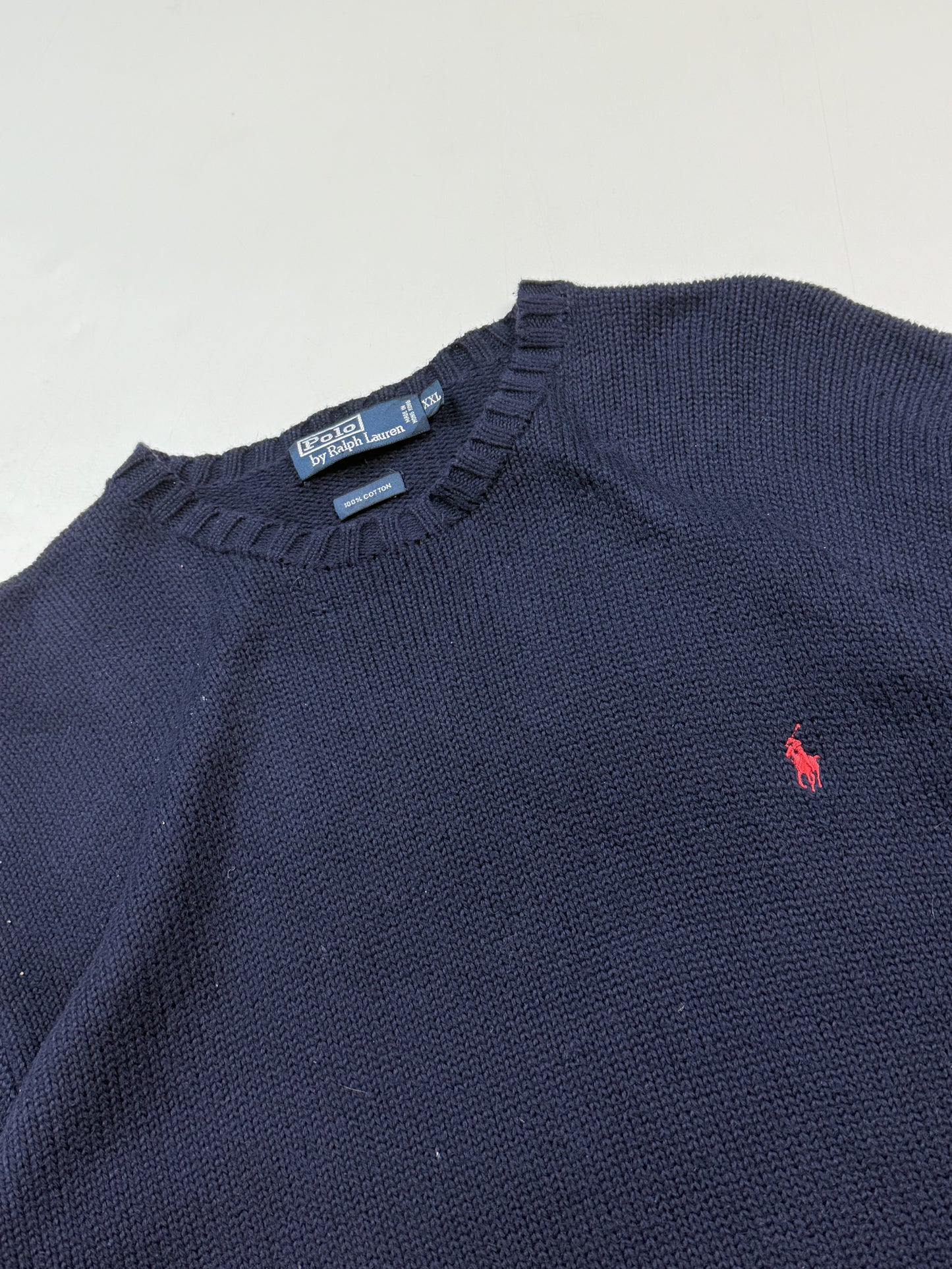 Vintage 90s Polo Ralph Lauren knit sweater (XXL)