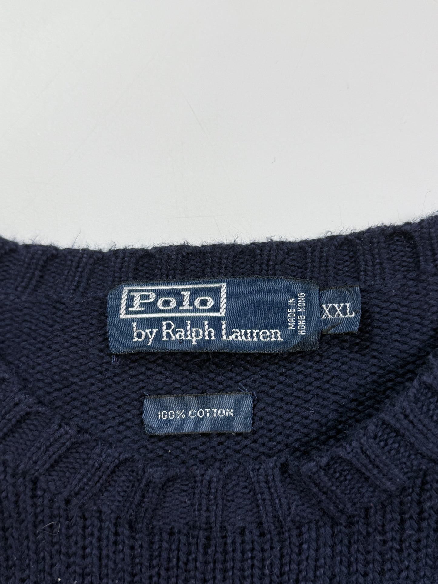 Vintage 90s Polo Ralph Lauren knit sweater (XXL)
