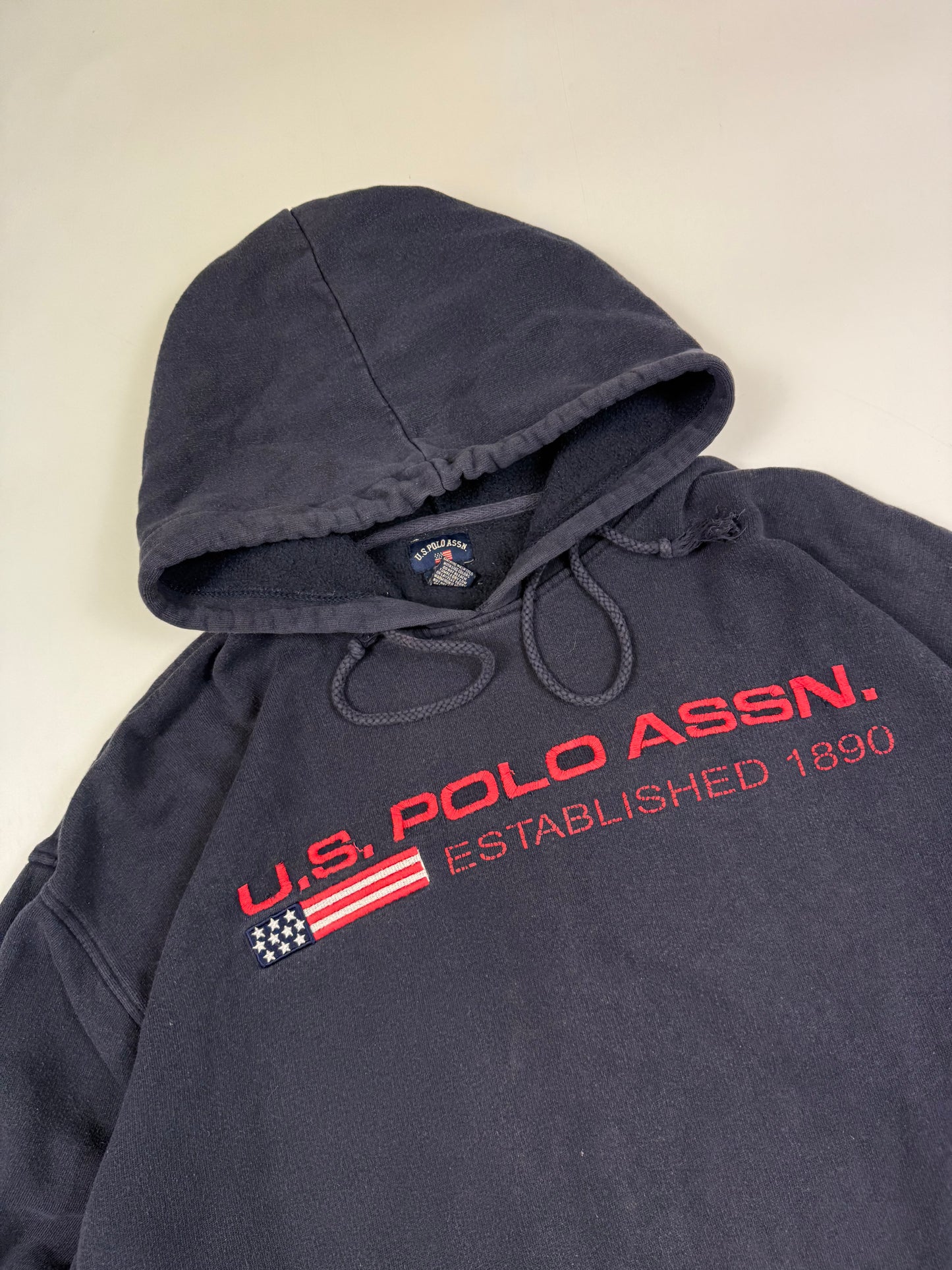 Vintage US Polo Assn spell out hoodie (XL)