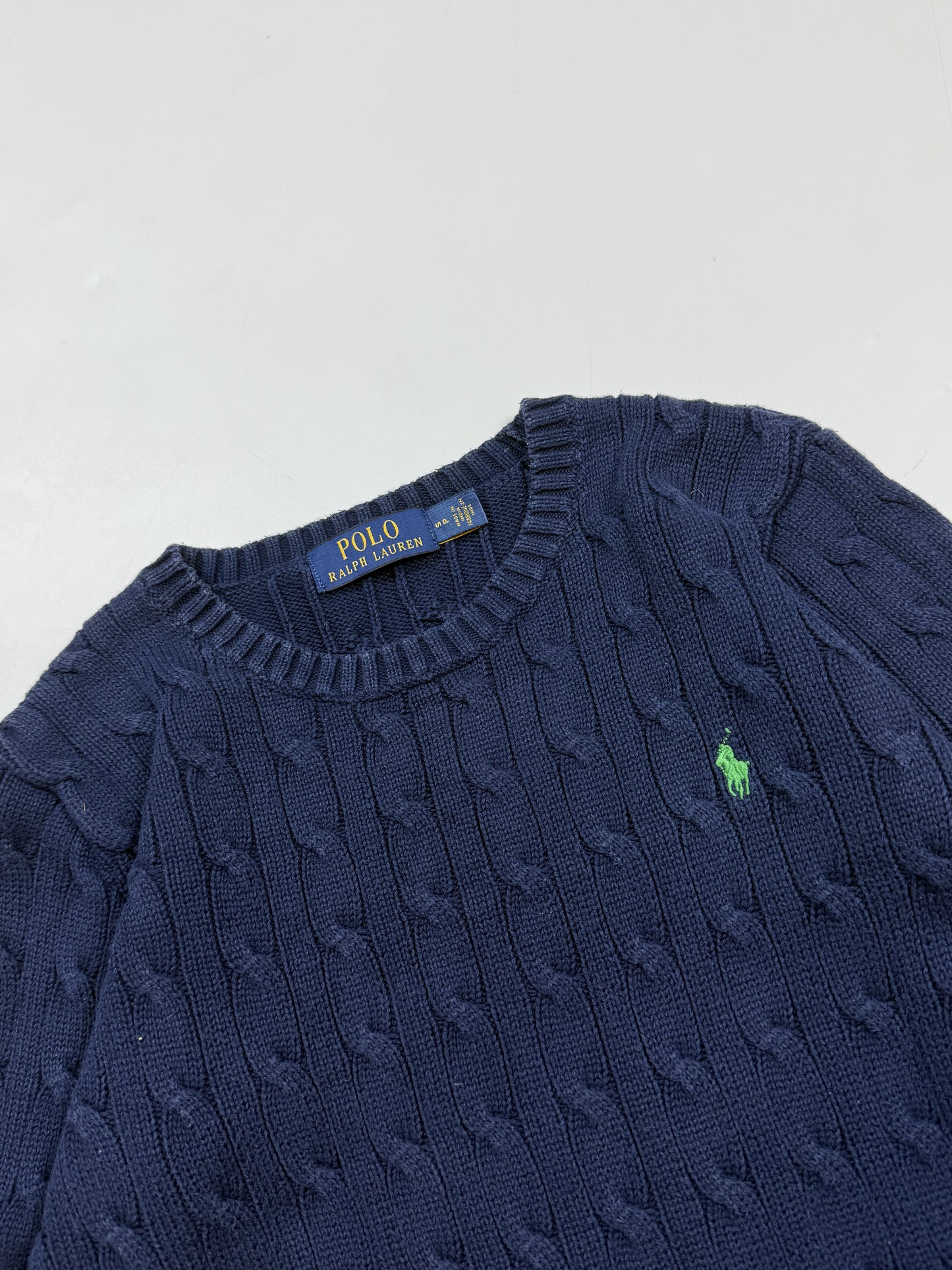 Polo Ralph Lauren cable knit sweater (S)