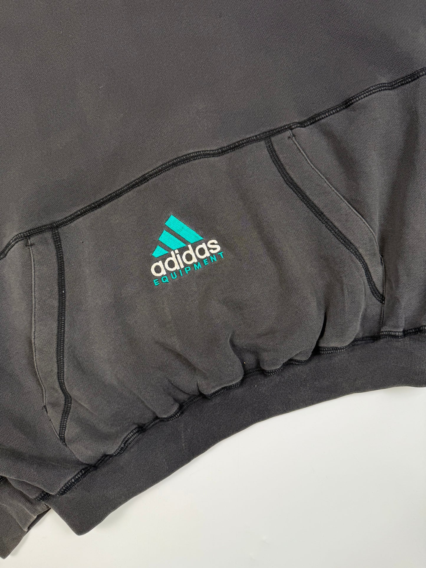 Vintage 90s Adidas equipment hoodie (L)