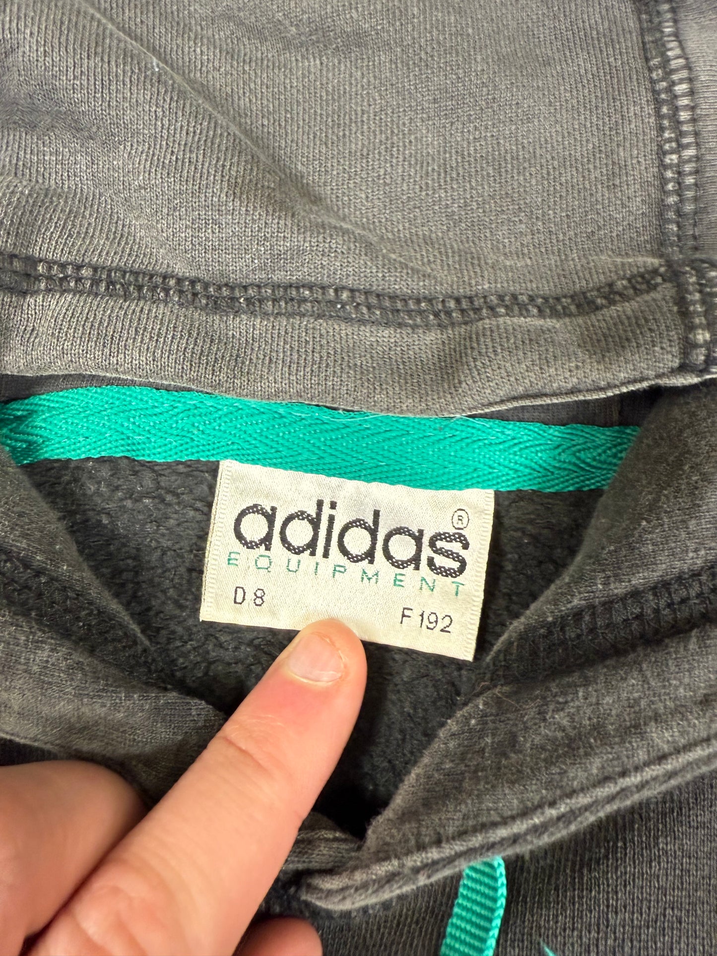 Vintage 90s Adidas equipment hoodie (L)