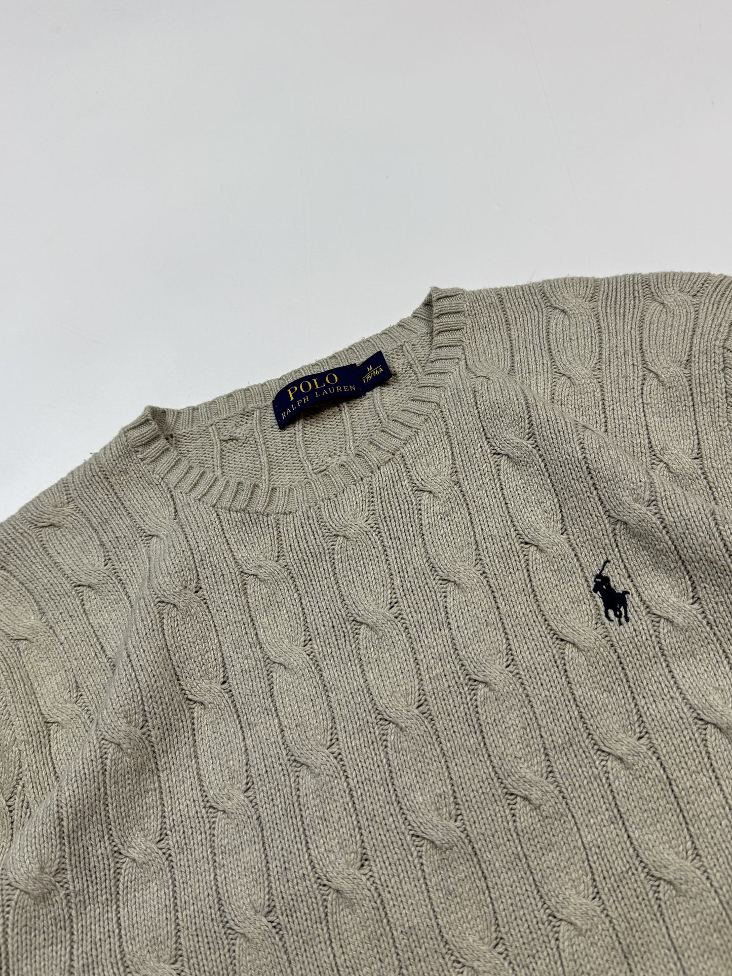 Polo Ralph Lauren cable knit sweater (M)