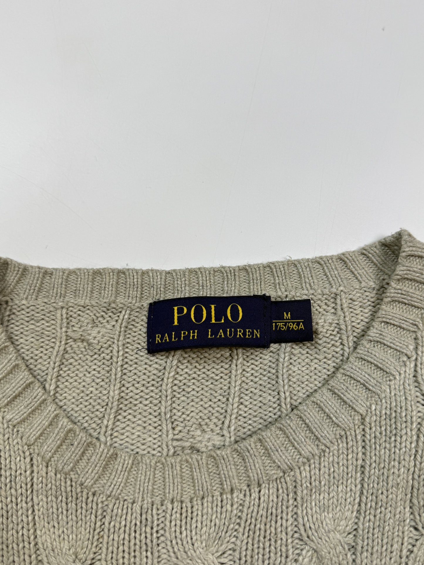 Polo Ralph Lauren cable knit sweater (M)